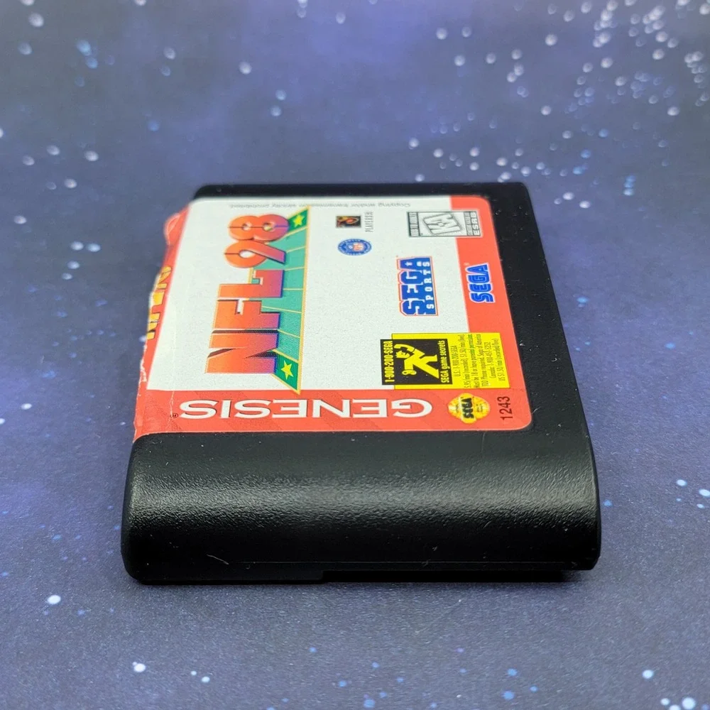 NFL 98 Sega Genesis Game Cartridge Sega Sports 1243 NFLPA Football